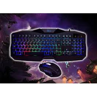 [CHÍNH HÃNG RIITEK] COMBO Chuột bàn phím Rii RK400 chơi game chuyên dụng cho quán nét | Tốp 5 bàn phím 35usd