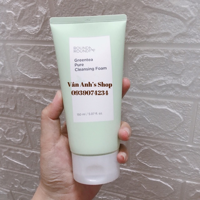 Sửa Rửa Mặt Round A Round Greentea Pure Cleansing Foam Shopee Việt Nam