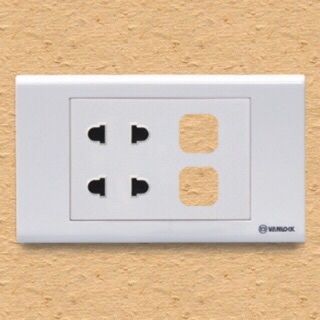 Ổ đôi 2 chấu 2 lỗ SINO