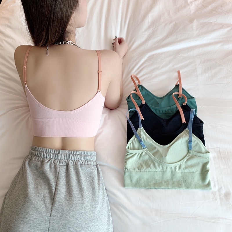 Áo Bra Thun Co Giãn Mút Nâng Ngực Hot Hit Siêu Xinh BABE