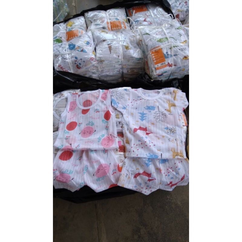 Bộ quần áo cotton giấy cho bé 0-14kg