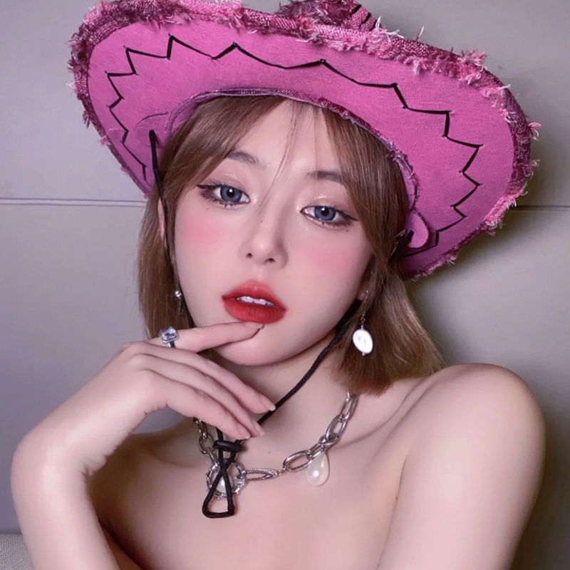 Mũ Cao Bồi Cao Bồi Chống Nắng Thoáng Khí Phong Cách Cao Bồi Phương Tây Cổ Điển