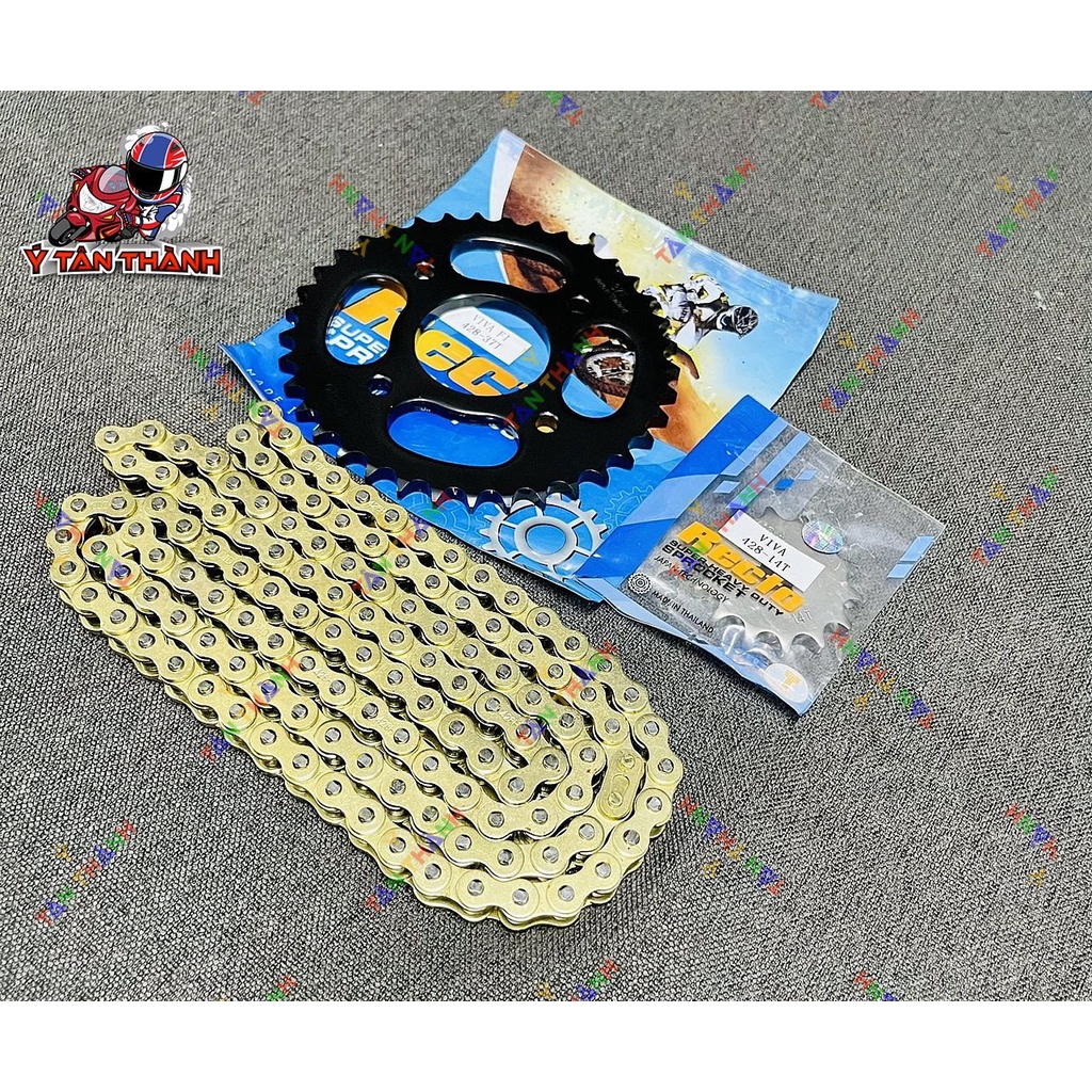 nhông sên đĩa recto xe su viva Fi MS 205