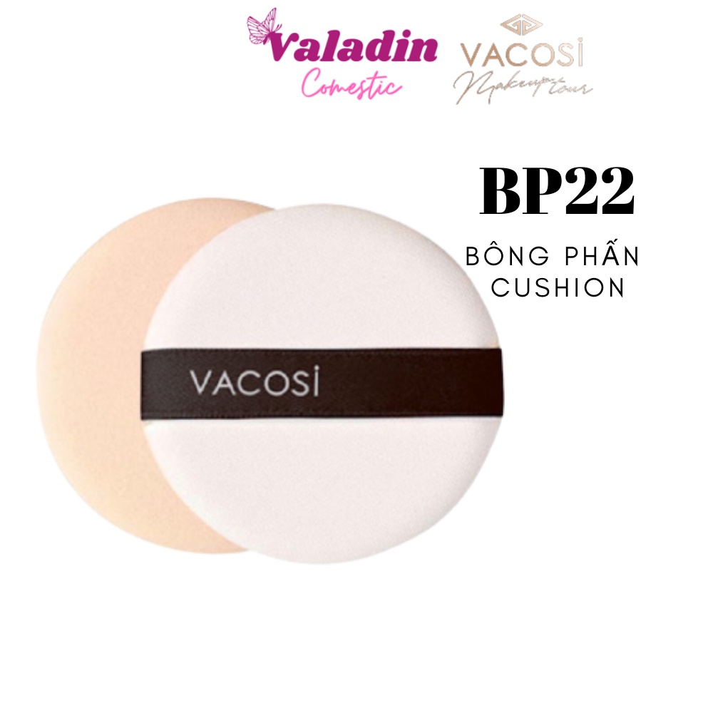 Bông phấn cushion Sponge Vacosi BP22 [Có sẵn]