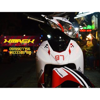 Tem Trùm Xe Wave Mẫu Racing Boy