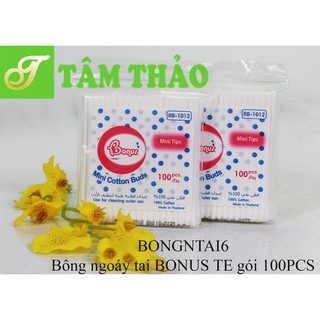 Bông ngoáy tai Thái Lan BONUS TE gói 100PCS 8851072011539