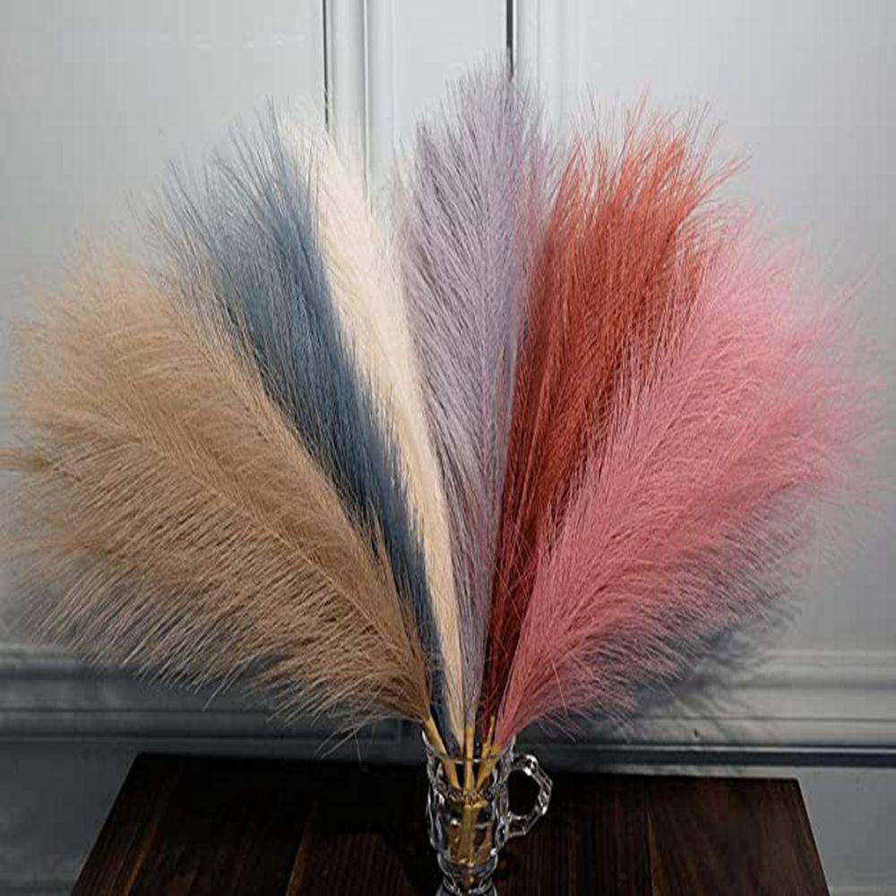 Willis 1 Cây Cỏ Pampas Nhân Tạo Mềm Mại Dùng Trang Trí Đám Cưới/Chậu Hoa Trong Phòng Ngủ