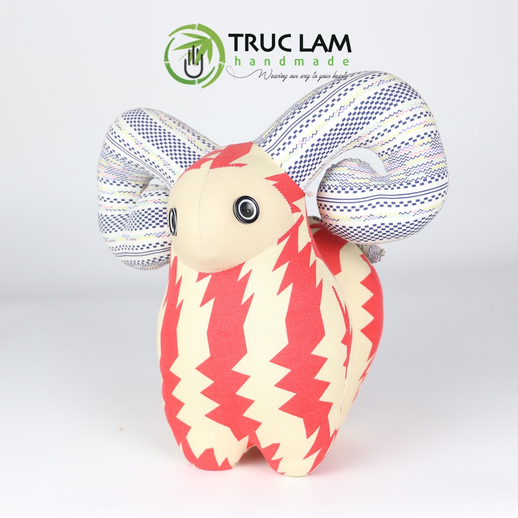 Đồ Chơi Cho Bé Thú Nhồi Bông Hình Chú Dê Mông Cong Bông Gòn Cao Cấp – Trúc Lâm Handmade