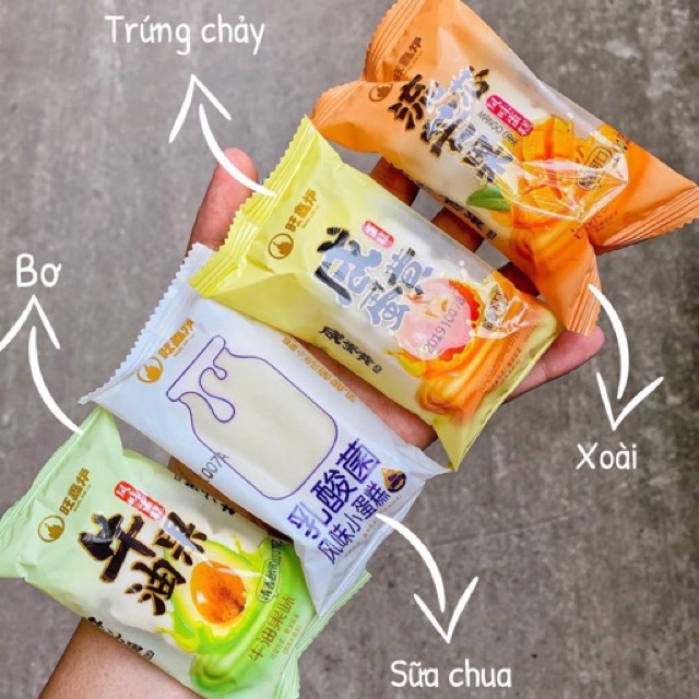 1Kg Bông Lan Trắng Sữa Có Nhân