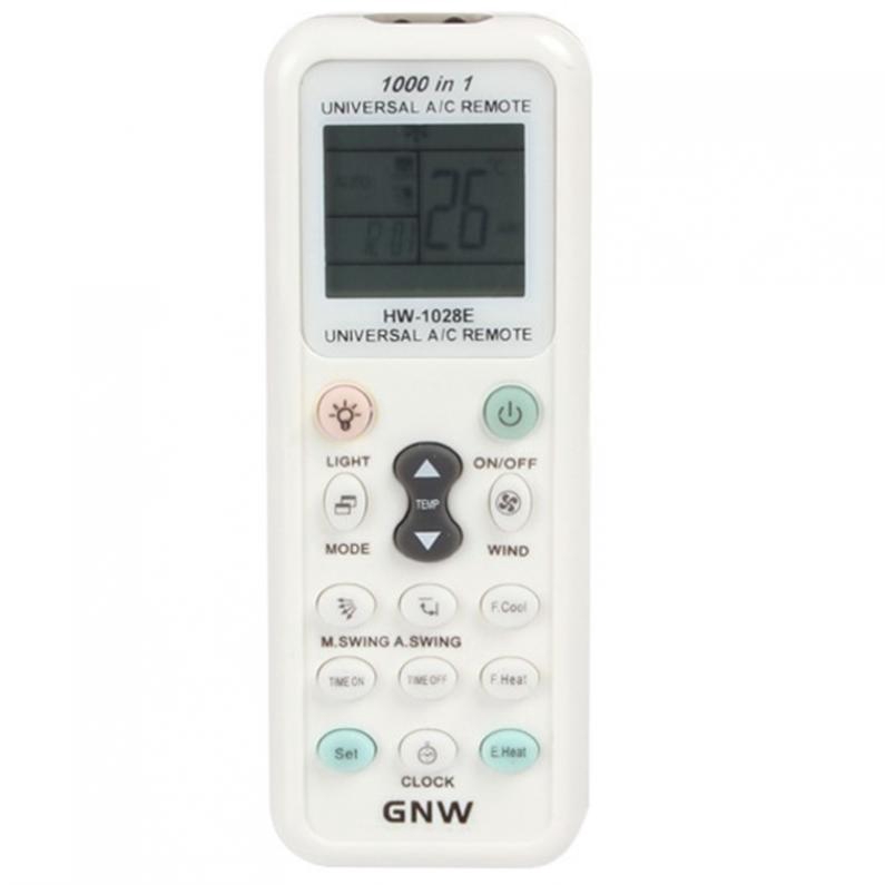 GNW K-1028E 1000 in 1 Universal A/C Remote Control  Back
