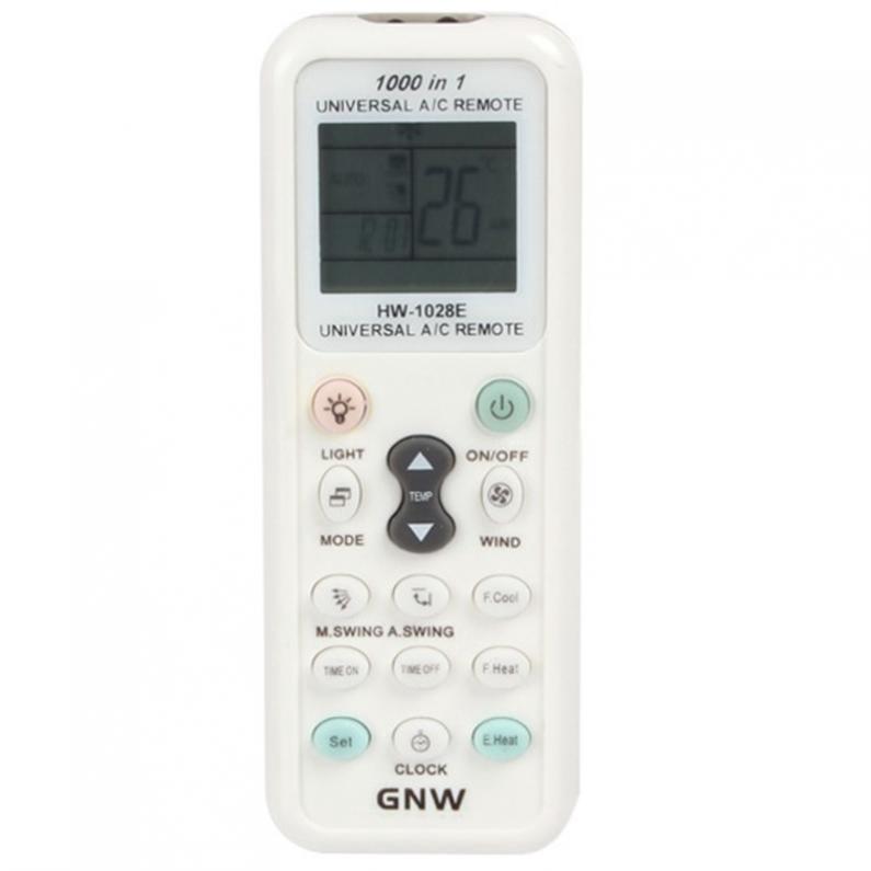 Gnw k-1028e 1000 in 1 universal a/c remote control back