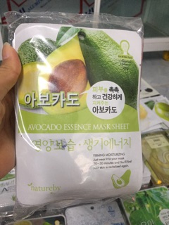 Combo 5 Mặt nạ giấy Natureby Essence Mask Sheet