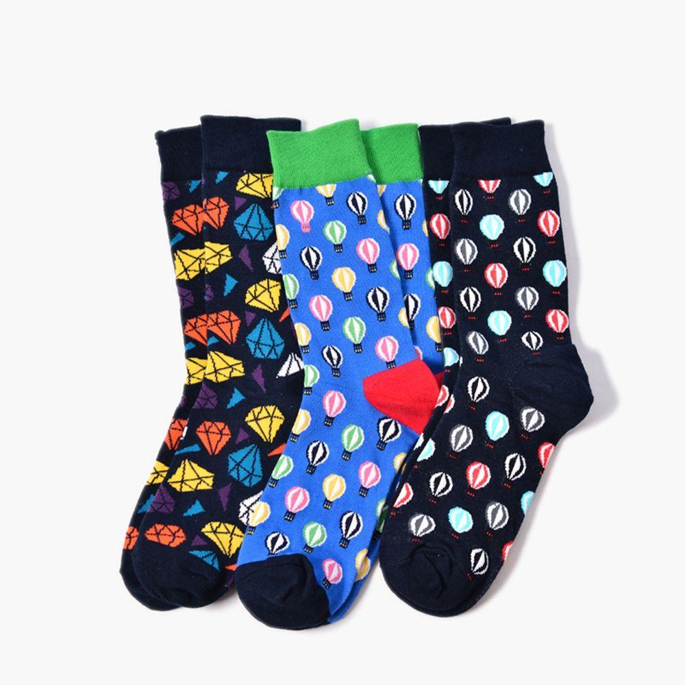 JUNE Tất Cotton Mềm Mại In Họa Tiết Hoạt Hình Đáng Yêu