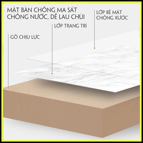 Bàn Trà Sofa Họa Tiết Vân Đá 2 Tầng Cao Cấp, Bàn Trà Uống Nước Phòng Khách Với Thiết Kể Hiện Đại-Sang Trọng | BigBuy360 - bigbuy360.vn