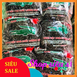 Combo 12 miếng cước chùi nồi không gỉ con cá sấu