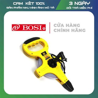 Thước thép BOSI 50m, Thước thép cuộn chiều đo khoảng cách tối đa 50m