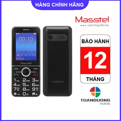 [Mã ELMS5 giảm 7% đơn 300K] Điện Thoại Masstel IZI 300 Số To Pin Trâu - Bảo Hành Chính hãng