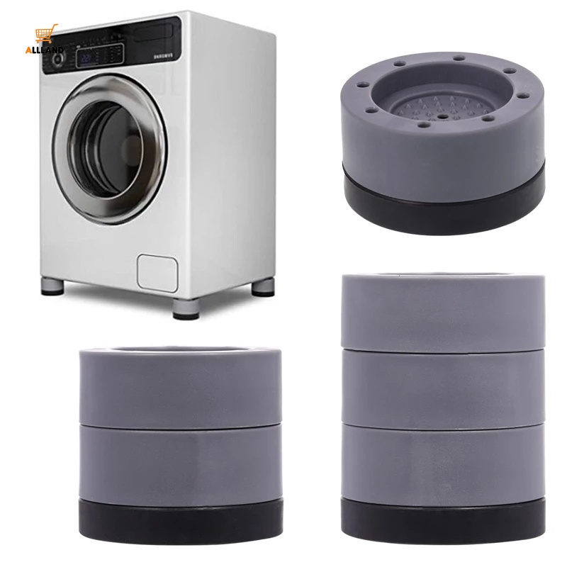 [Hàng mới về] Miếng Đệm Chân Máy Giặt Chống Sốc Chống Trượt Thiết Kế Tiện Dụng