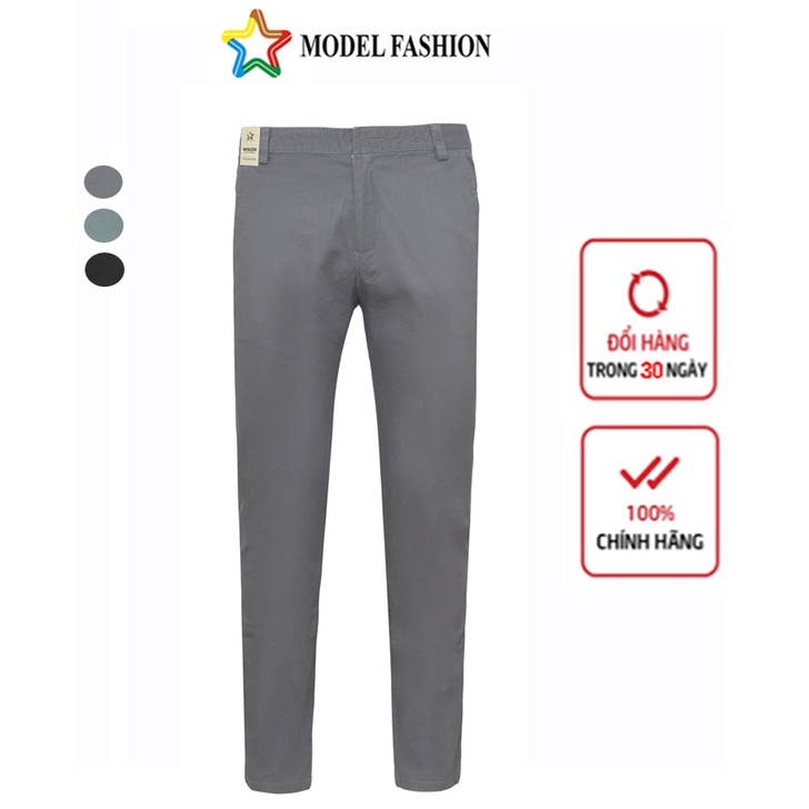 Quần kaki dài trơn cao cấp nam tính Model fashion QKDM111 dáng slimfit chất kaki dày dặn co giãn nhẹ