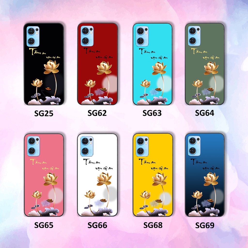 Ốp Oppo Reno7 / Reno7 Z 5G / Reno 7 in hình ốp tâm an vạn sự an, ốp lưng SonCase