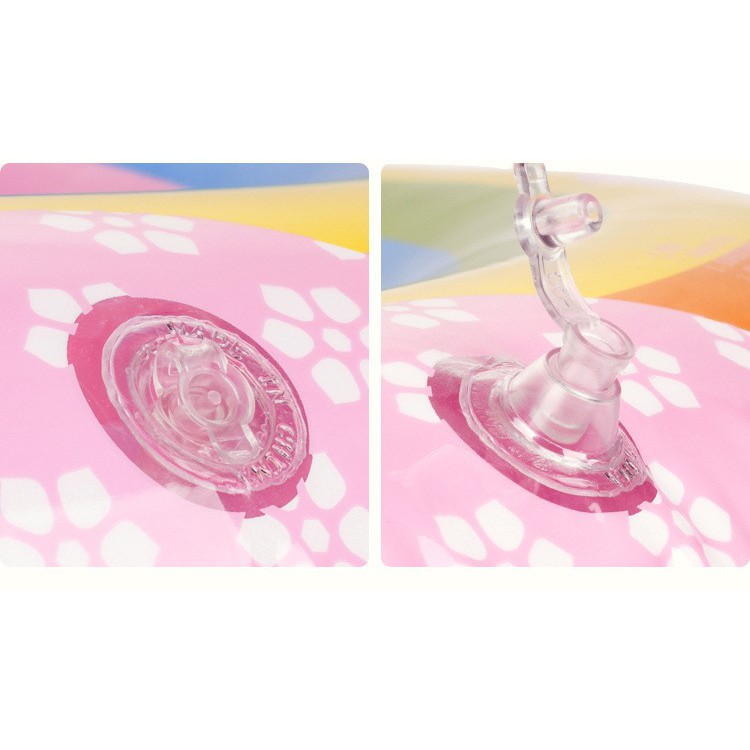 Phao bơi tròn bảy sắc cầu vồng cho bé