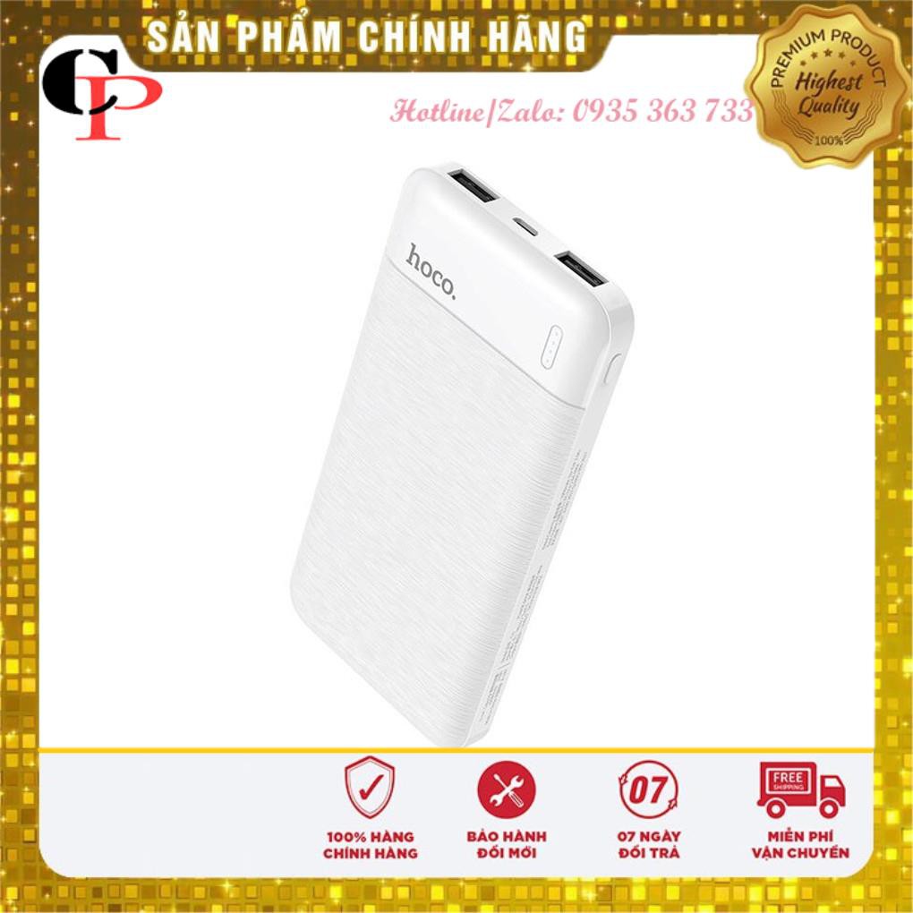 Sạc dự phòng CHÍNH HÃNG pin sạc dự phòng HOCO CJ1 10.000mAh lõi pin Polymer giúp pin đạt khối lượng siêu nhẹ siêu bền