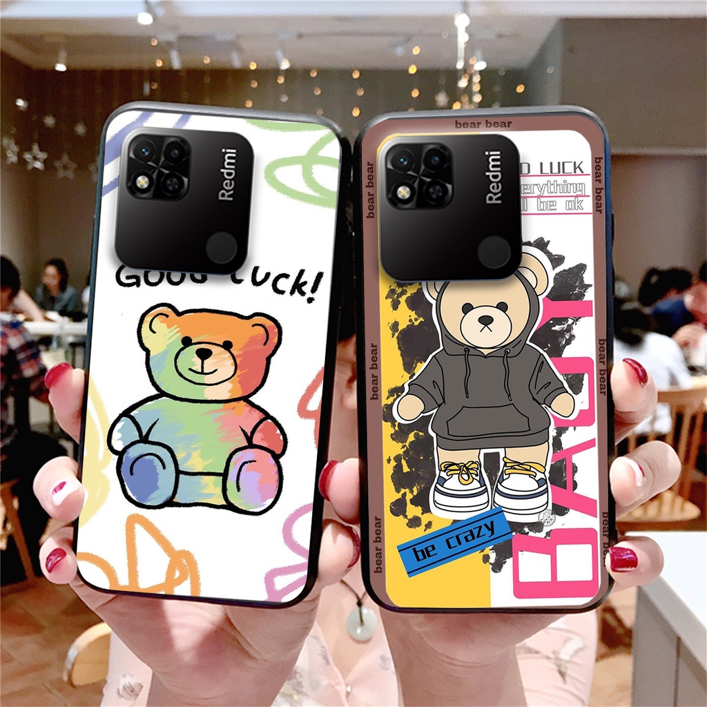 Ốp lưng XIAOMI REDMI 10A gấu phá cách siêu đẹp cực cute giá rẻ