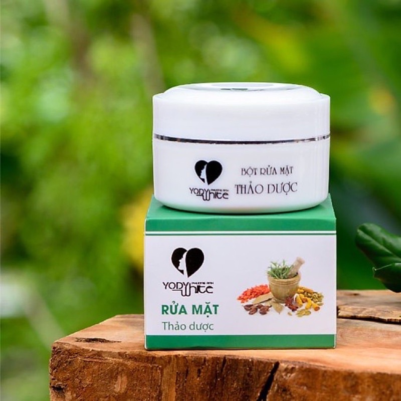 Bột rửa mặt thảo dược Yody white Phương Anh hộp 100g