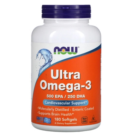 Ultra Omega 3 | Now Ultra Omega 3  - Omega 3 Hàm Lượng Cao - Dầu Cá Vitamin Bổ Mắt Sáng Mắt - Chính Hãng