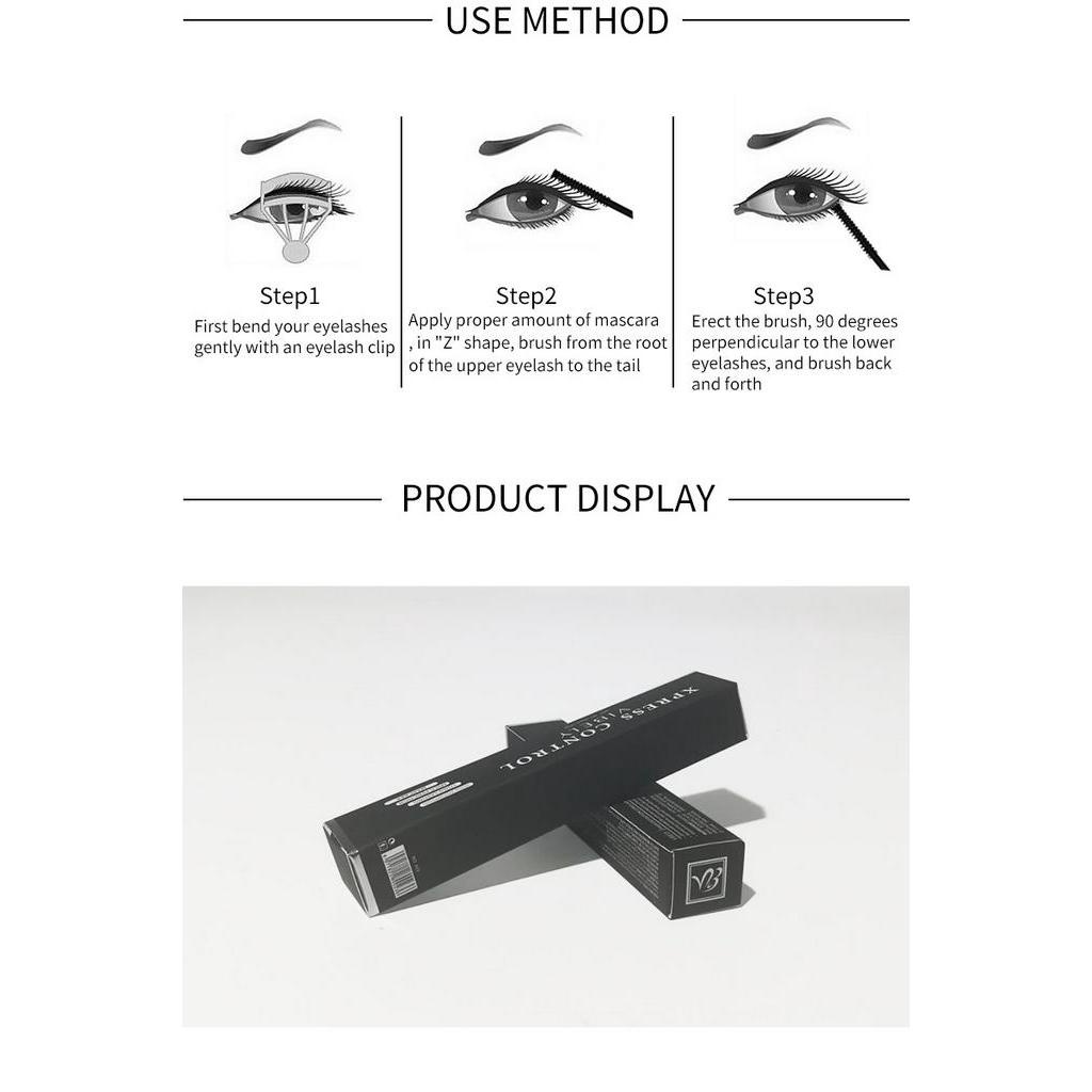 Mascara đầu cọ mịn lâu trôi chống thấm nước và không nhòe tiện dụng
