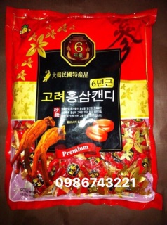 Kẹo hồng sâm HWANWOONG 800gr