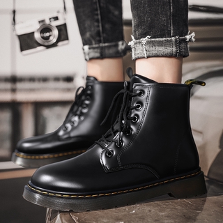 Dr.martens nam thời trang retro martin giày cao cấp ngoài trời cao cấp giày dụng cụ giày da 6 lỗ cổ điển mới