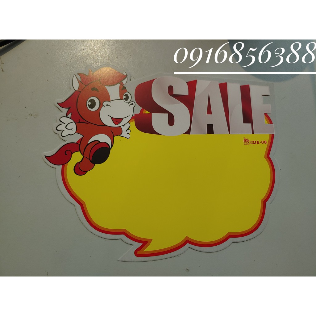 Giấy ghi hàng mới về, giấy ghi khuyến mại,giấy ghi sale, giấy hot cho các shop làm giảm giá