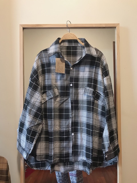 [ Mã WASTAPR giảm 10K đơn 50K] 🎄 Áo Sơ Mi Nữ Kẻ Tay Bồng 2 Màu | BigBuy360 - bigbuy360.vn