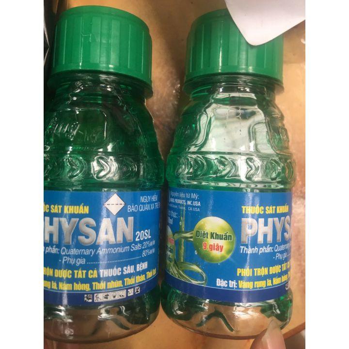 Thuốc Physan 20SL đặc trị THỐI NHŨN cho HOA LAN