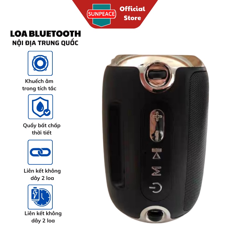 Lao bluetooth, Loa nghe nhạc không dây sendao nội địa trung quốc cho âm thanh chất lượng cao bass cực khẻo
