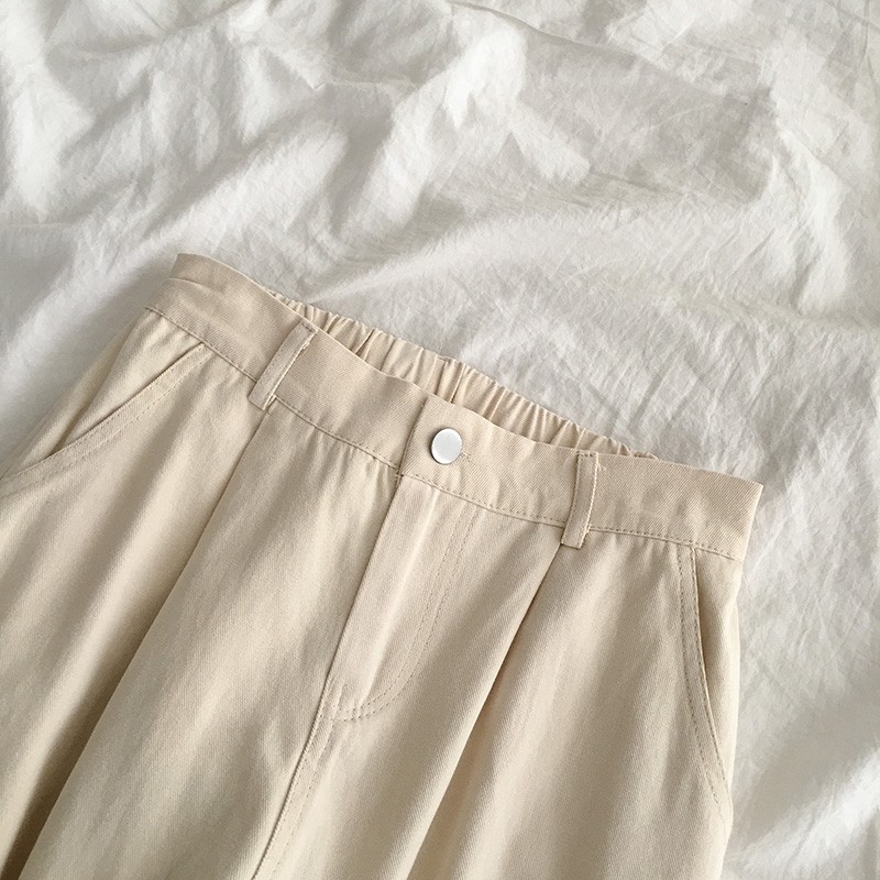 Quần baggy kaki cạp chun phía sau ver3 ulzzang 091 | BigBuy360 - bigbuy360.vn
