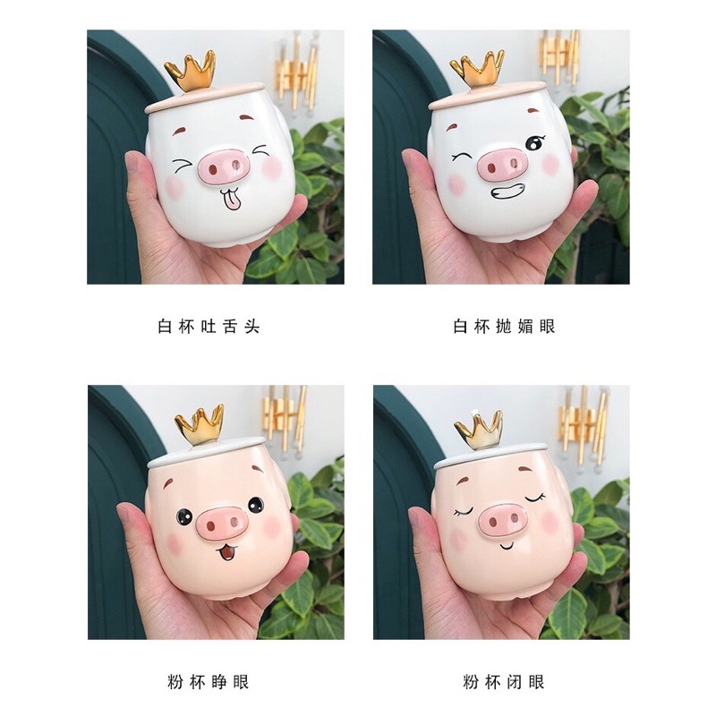 LY CỐC CHÚ HEO DỄ THƯƠNG