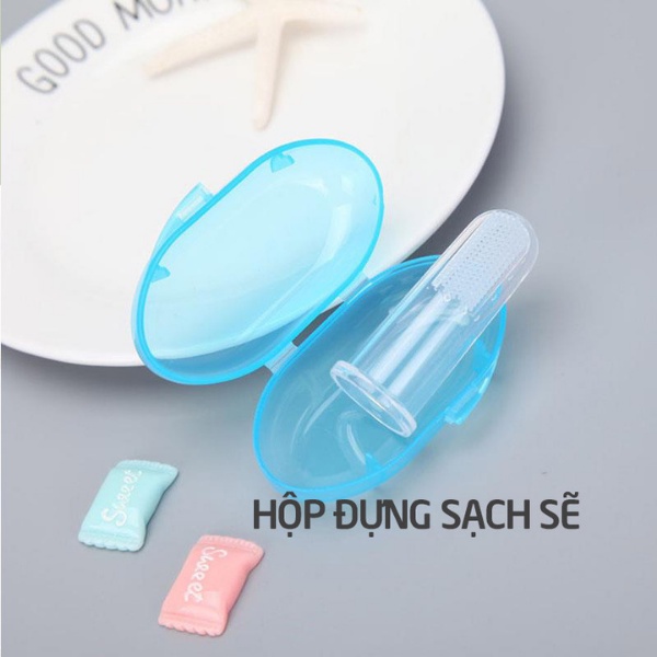 Rơ Lưỡi Cho Bé Silicon Mềm Mại, Dụng Cụ Vệ Sinh Làm Sạch Răng Miệng Cho Bé Sơ Sinh