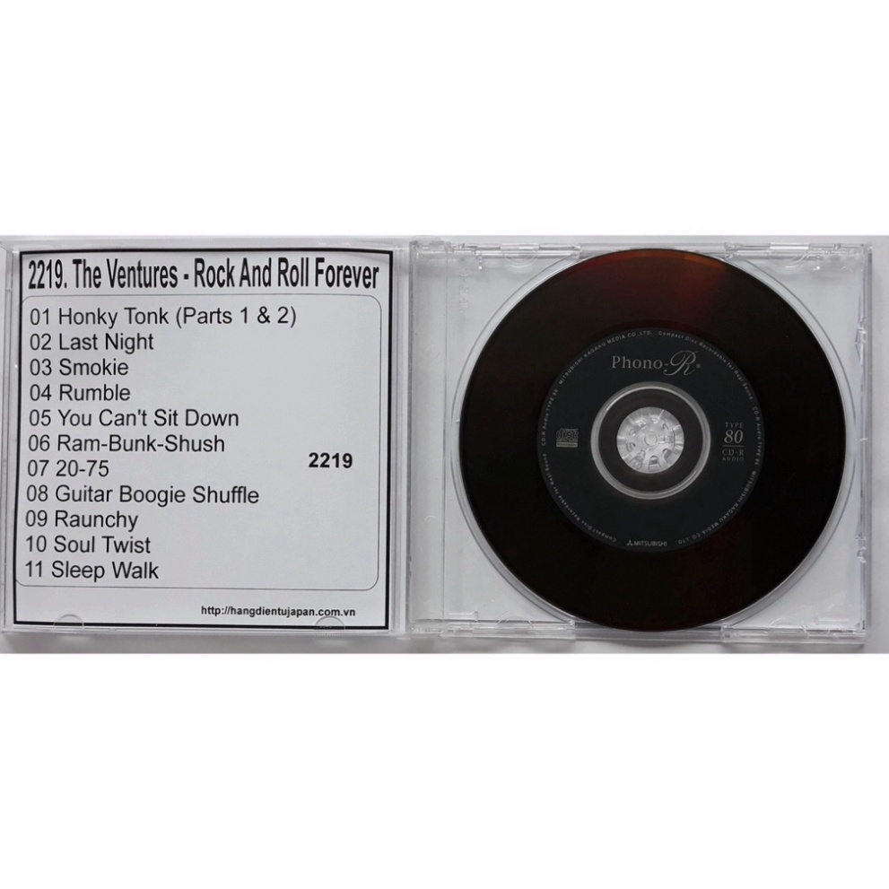 Bộ 4 CD nhóm nhạc The Ventures ( 2218 - 2221 )