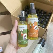 Tinh dầu xịt chống muỗi côn trùng phutawan citronella thái lan 100ml mẫu - ảnh sản phẩm 5