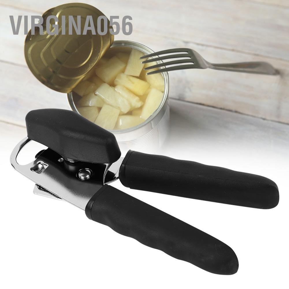 Virgina056 Stainless Steel Cans Opener Professional Ergonomic Manual Can Side Cut