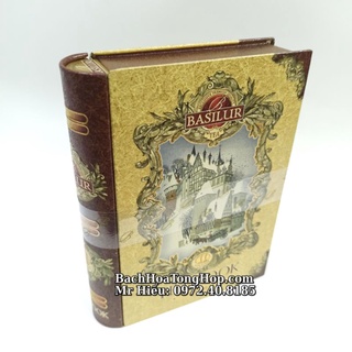 [Hỏa Tốc] Trà Basilur Tea Book hộp sắt 100gram