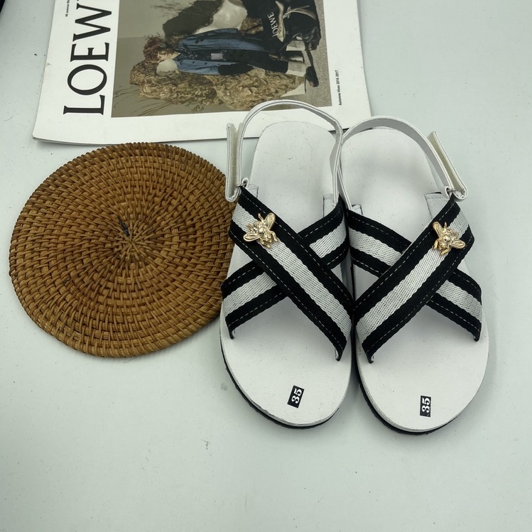 giày xăng đan nam nữ A9 dù trắng đen-sandal đồng nai