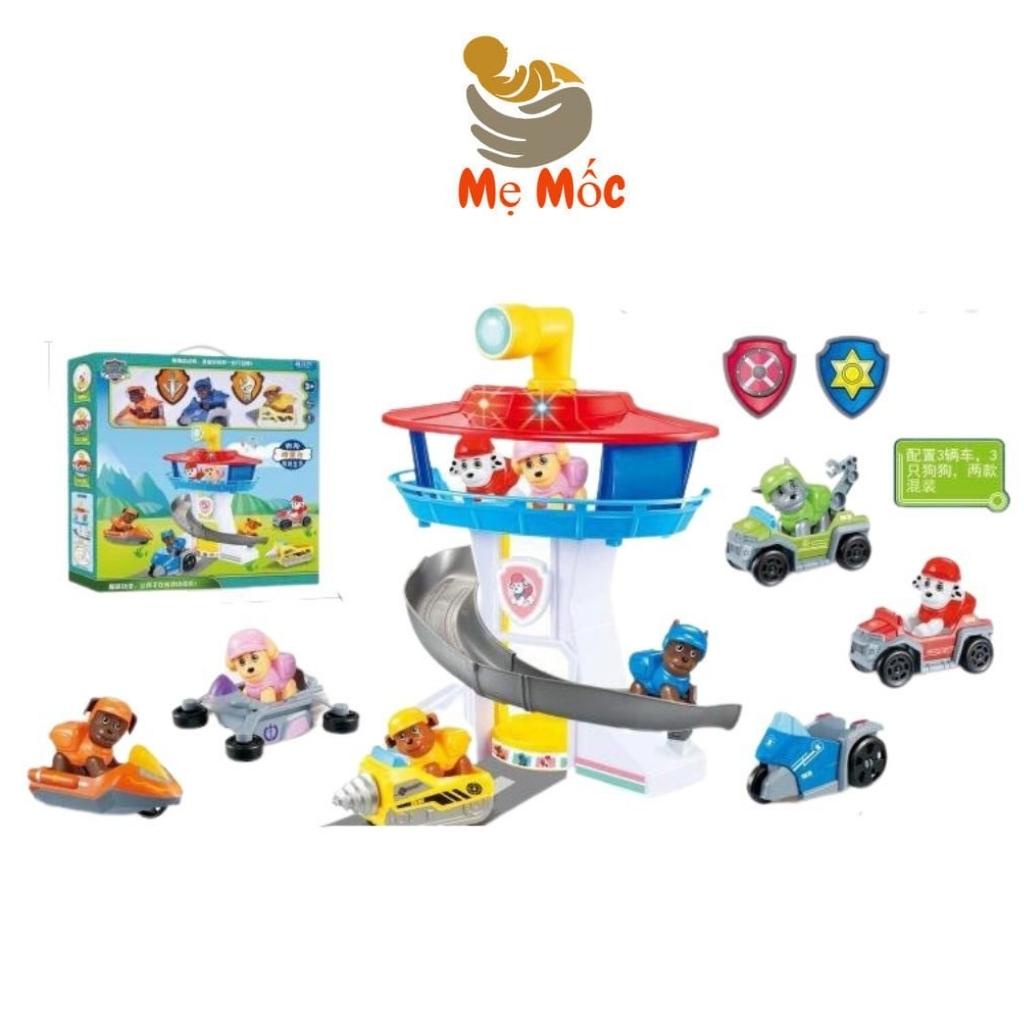 Đồ Chơi Chó Cứu Hộ Canh Phòng Có Cầu Trượt Cao Cấp Có Đèn Và Nhạc Cho Bé, Shop Mẹ Mốc ,CCP