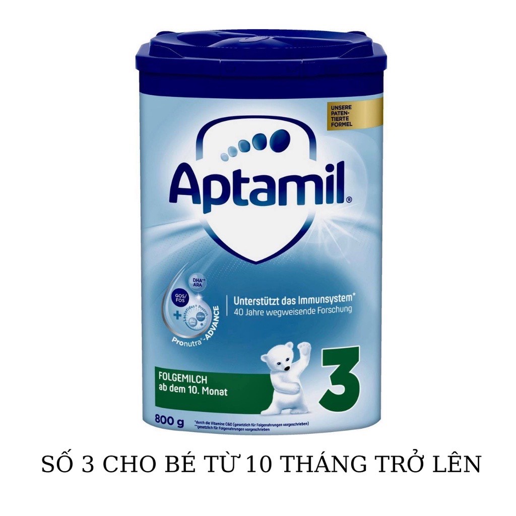 SỮA APTAMIL XANH 800G NỘI ĐỊA ĐỨC 1,2,3 (DATE 2022)