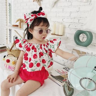 Sét Áo cherry mẹ và con