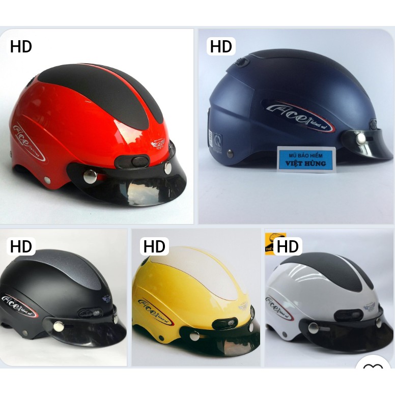 (CHÍNH HÃNG) Mũ bảo hiểm nửa đầu GRS A102 (nhiều màu)