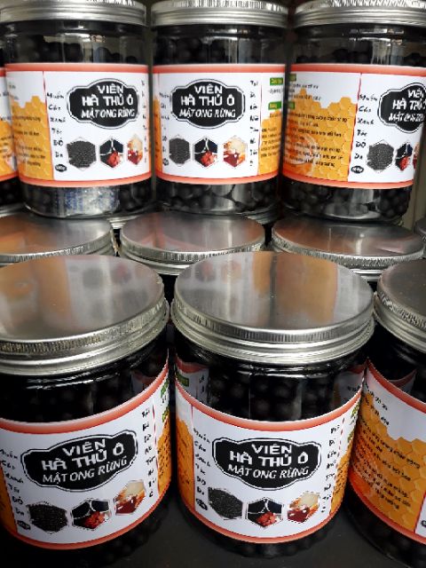 HÀ THỦ Ô ĐỎ MẬT ONG ĐỖ ĐEN HỘP 500G
