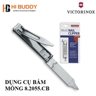 { CHÍNH HÃNG } Dụng Cụ Bấm Móng VICTORINOX Nail Clip 8.2055.CB Nhỏ Gọn - HIBUDDY
